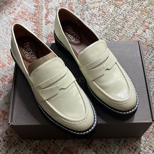Franco Sarto Cream Loafers
